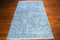Hand-Knotted Mamluk Rug, Wool, Geometric Design
