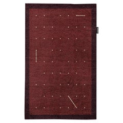 Tapis minimaliste noué à la main à pois manquants de Spacewarp