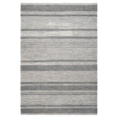 Hand Knotted Minimal Pattern Textured Wool Rug 13'8''x20'