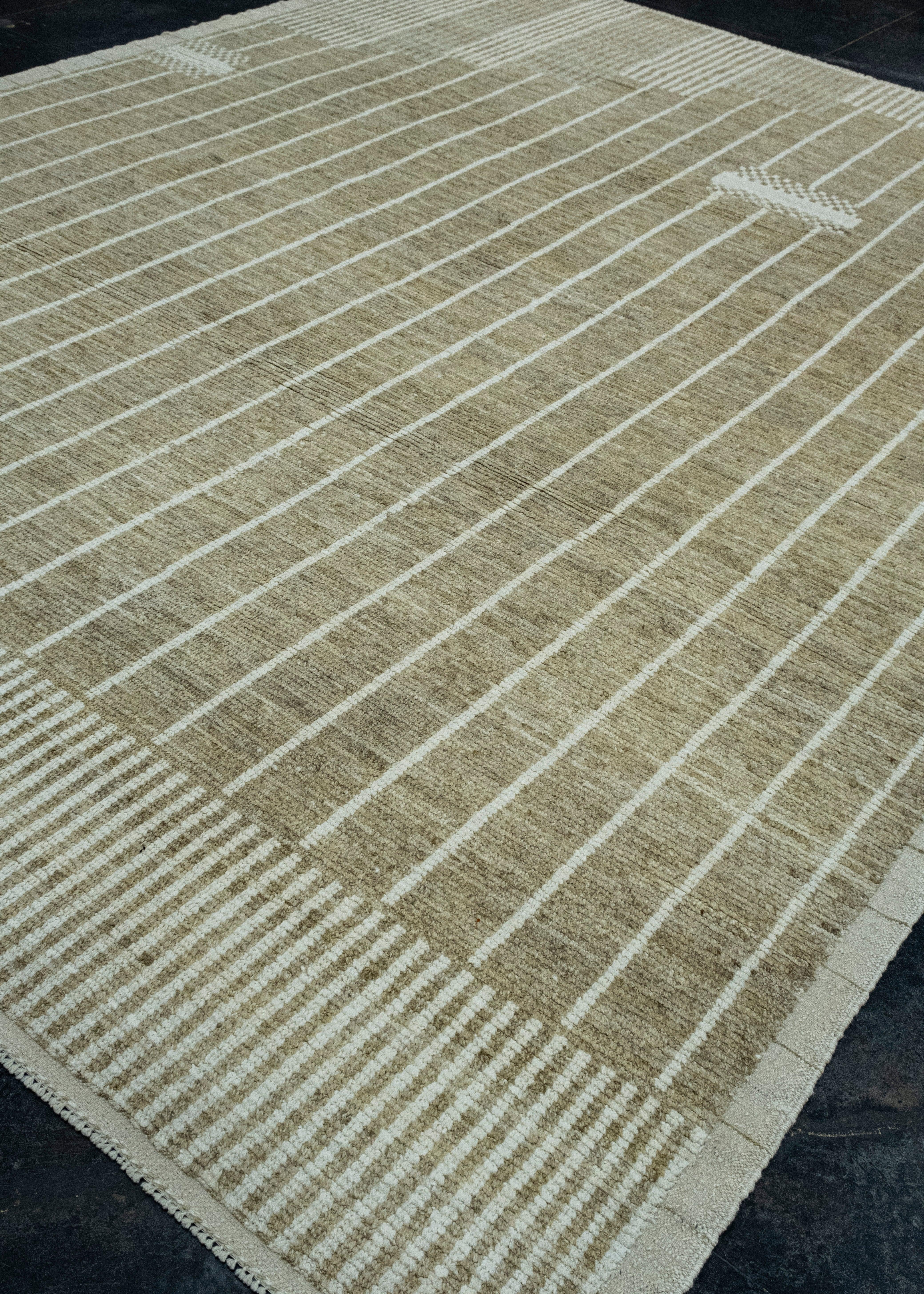 Turco Hand Knotted Modern Rug 10' x 12'8