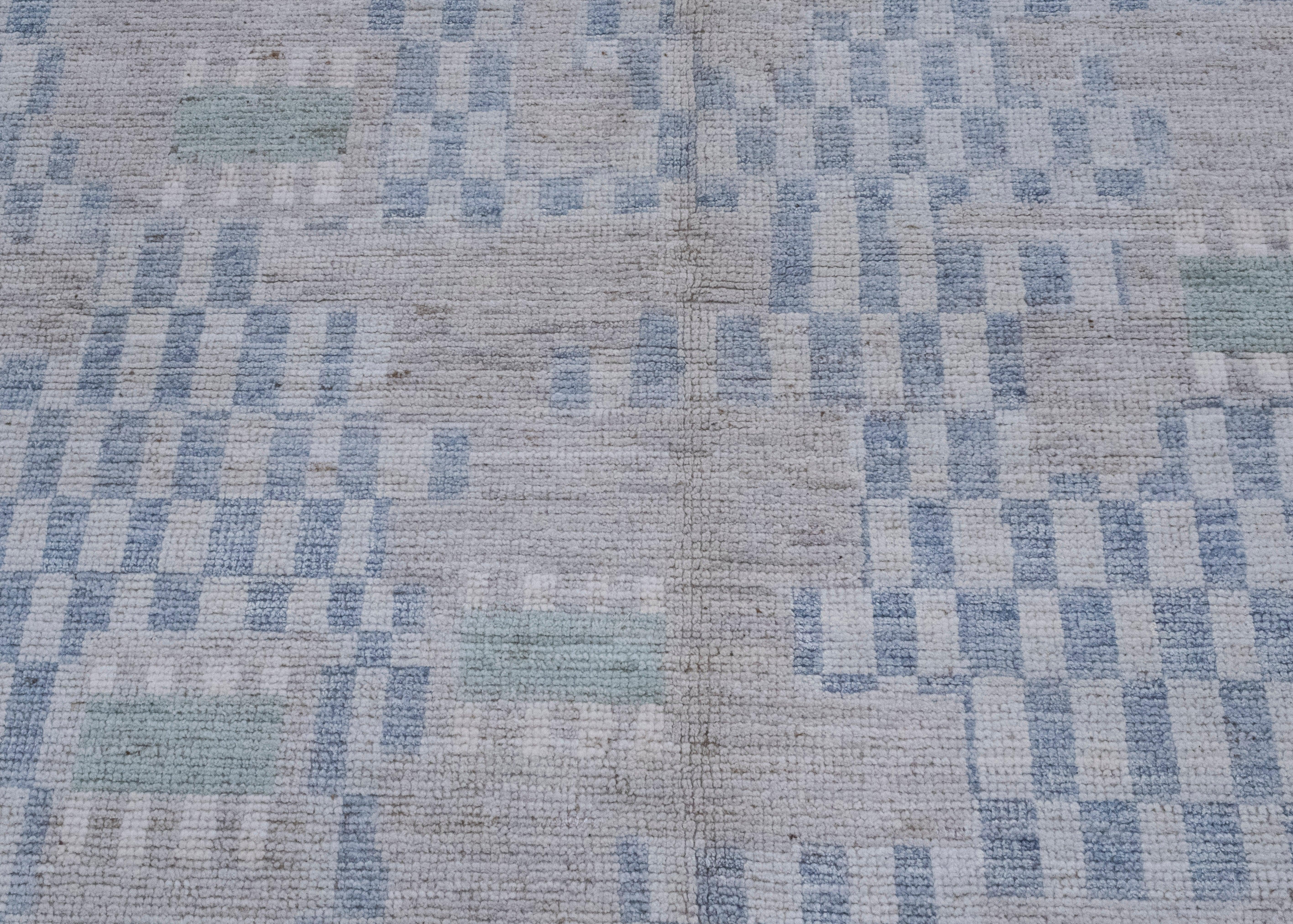 Handgeknüpfter moderner Teppich 10'3
