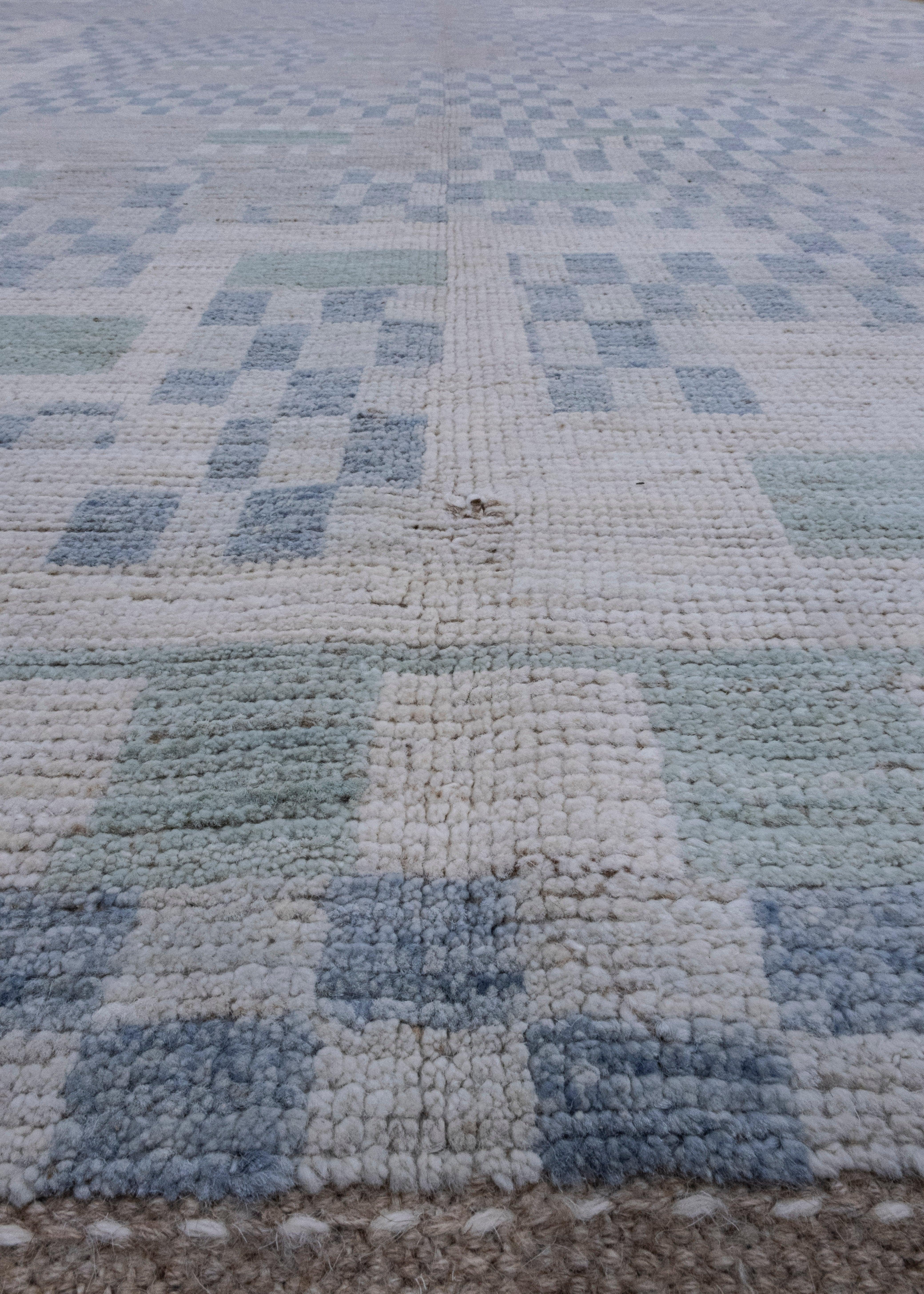 Handgeknüpfter moderner Teppich 10'3