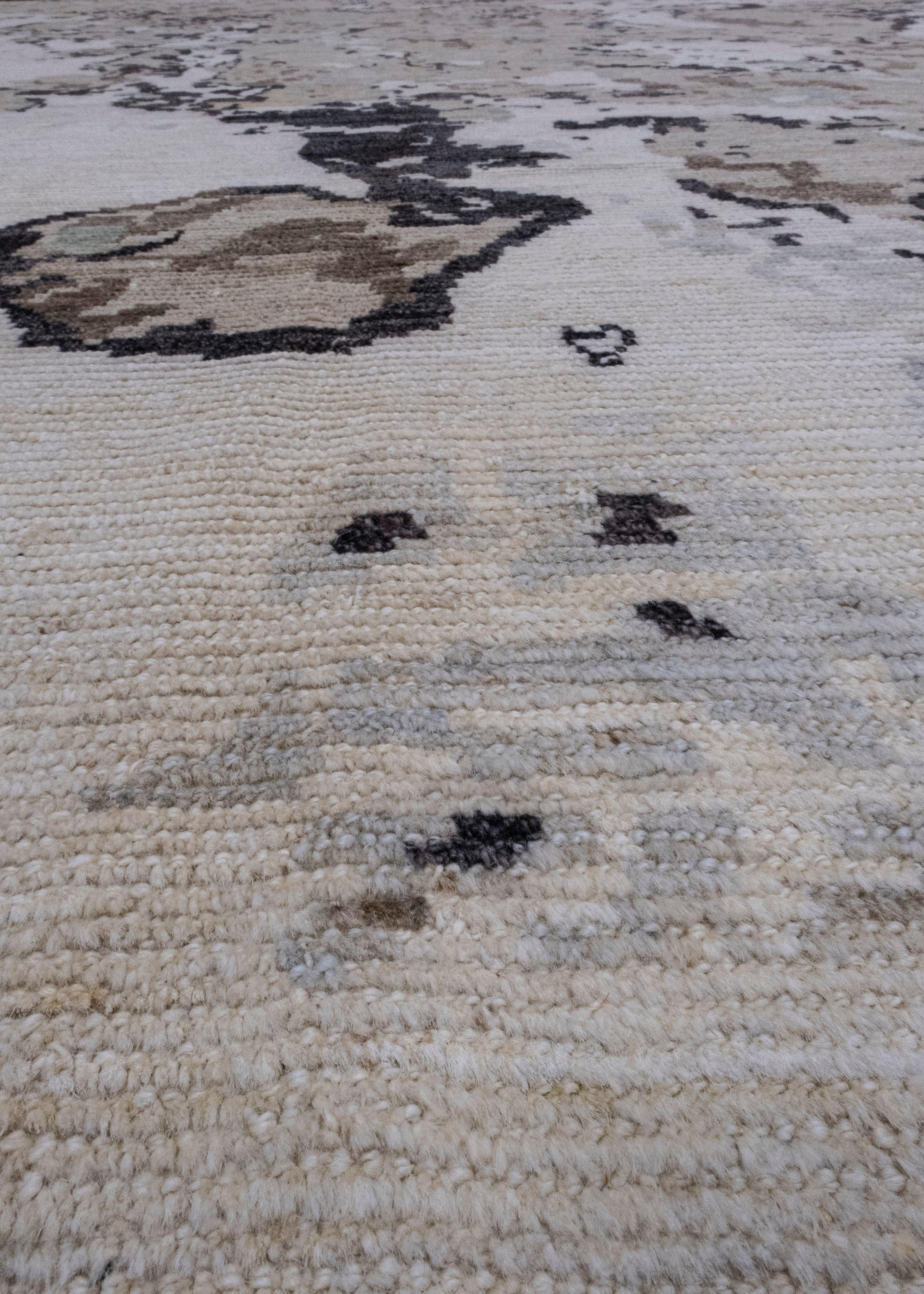 Hand Knotted Modern Rug 10'7