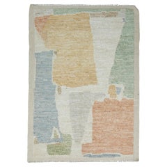 Hand Knotted Modern Rug 3'5" x 4'10" #17442