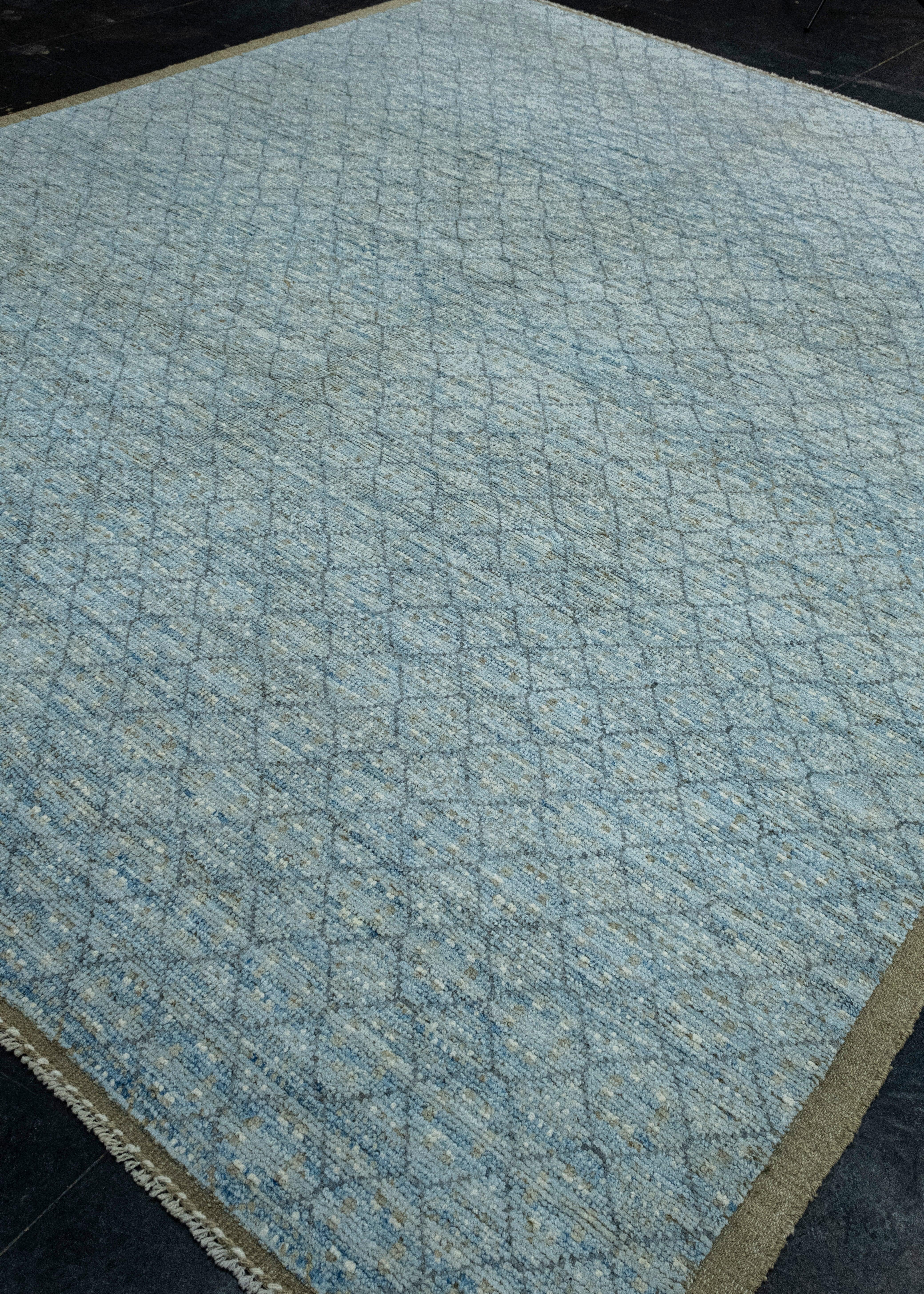 Turco Hand Knotted Modern Rug 9'8