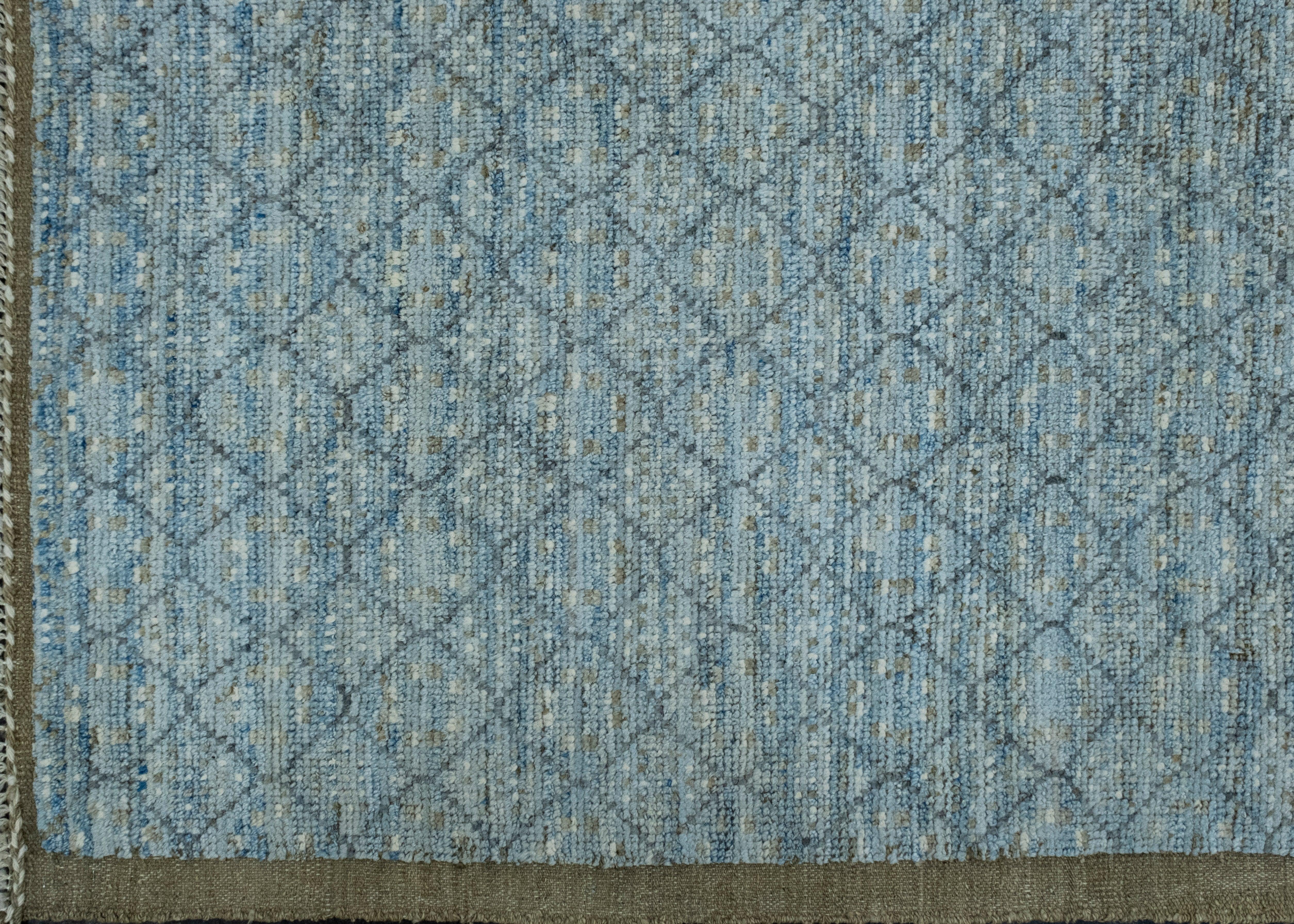 Annodato a mano Hand Knotted Modern Rug 9'8