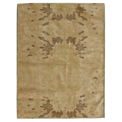 Knots Rugs modernes en laine noués à la main avec un motif abstrait doux par Doris Leslie Blau