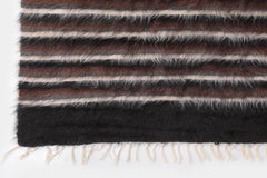 Hand Knotted Mohair Carpet, Turkey, 1910