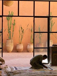 Hand-Knotted Moroccan rug 5’x7’, Tribal Pattern Plush Rug, Custom-Made