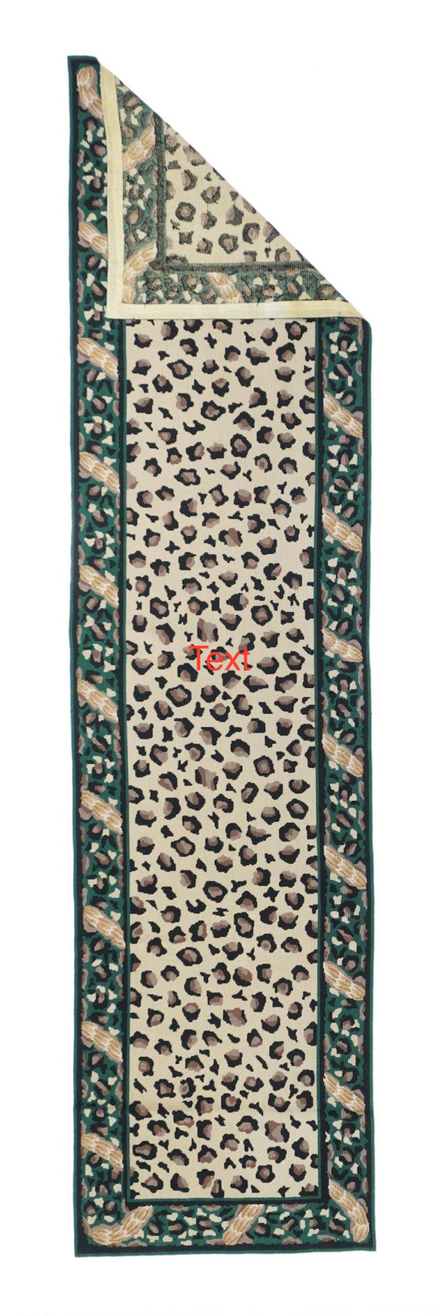 Hand Knotted Needle Point Wool Rug 2'5'' x 10'0