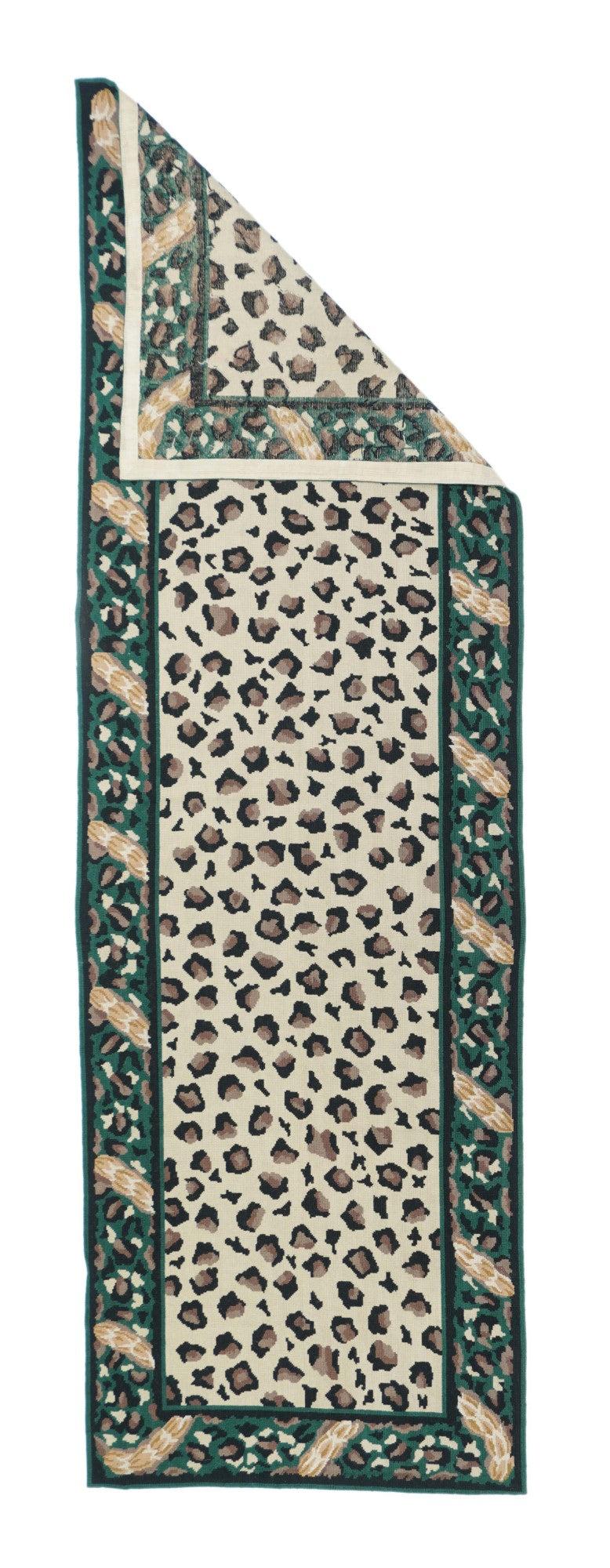 Hand Knotted Needle Point Wool Rug 2'5'' x 8'0
