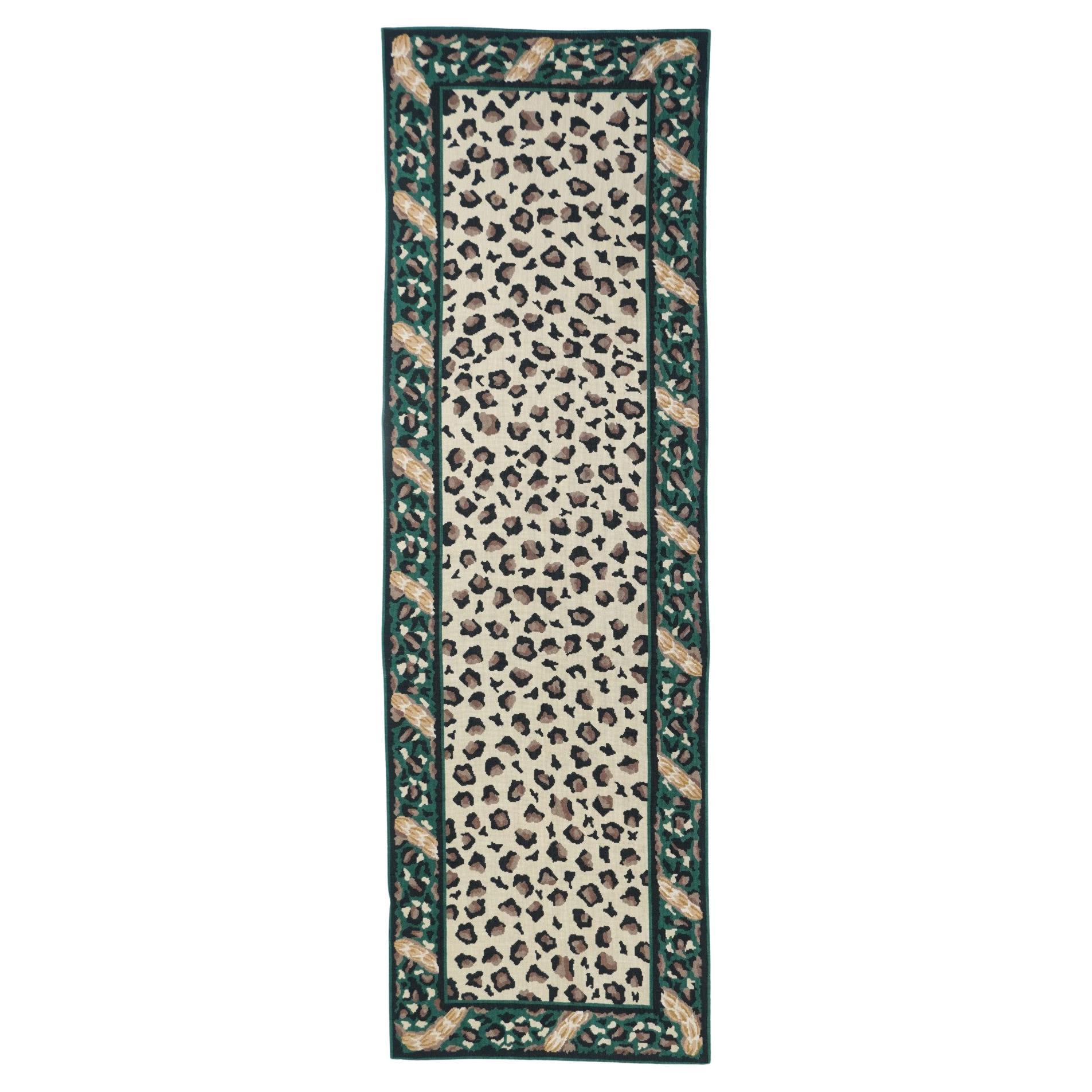 Hand Knotted Needle Point Wool Rug 2'5'' x 8'0"