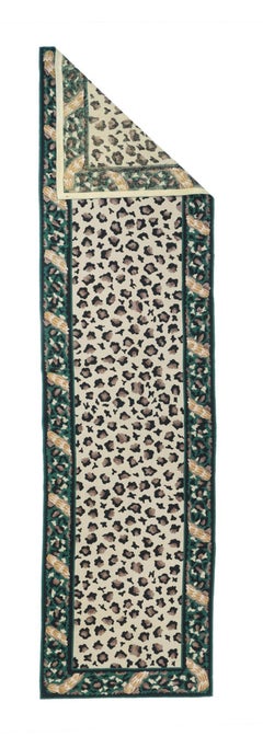 Handgeknüpfter Wollteppich mit Nadelspitze 2'6'' x 9'11''