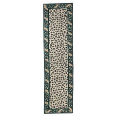 Hand Knotted Needle Point Wool Rug 2'6'' x 9'11''