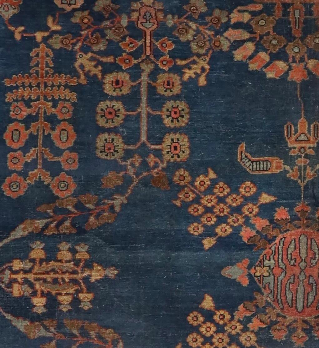 Handgeknüpfter, neuseeländischer, antiker persischer Sultanabad-Teppich aus Wolle (Frühes 20. Jahrhundert) im Angebot