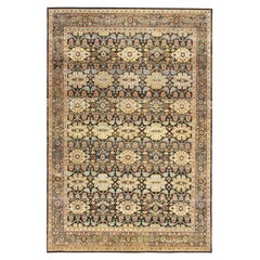 Hand Knotted One of a Kind Wool Area Rug