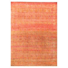 Hand Knotted One of a Kind Silk Area Rug 9
9

 x 14
