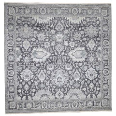 Hand Knotted Oushak Influence Silk
Oxidized Wool Oriental Square Rug Hand Knotted Oushak Influence Silk
Oxidized Wool Oriental Square Rug