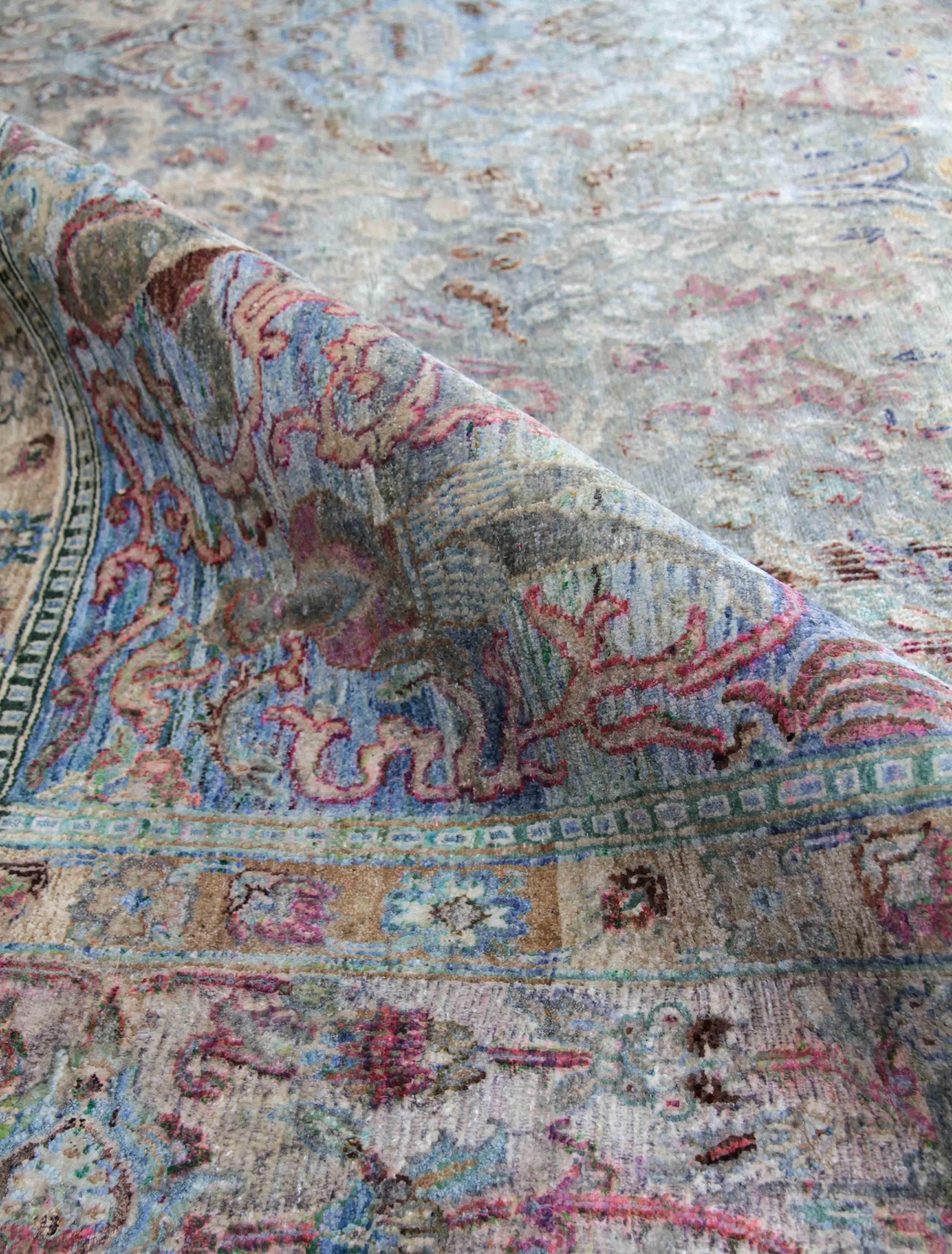 Hand Knotted Oversized Silk Rug 10'7''x17'4'' For Sale 6