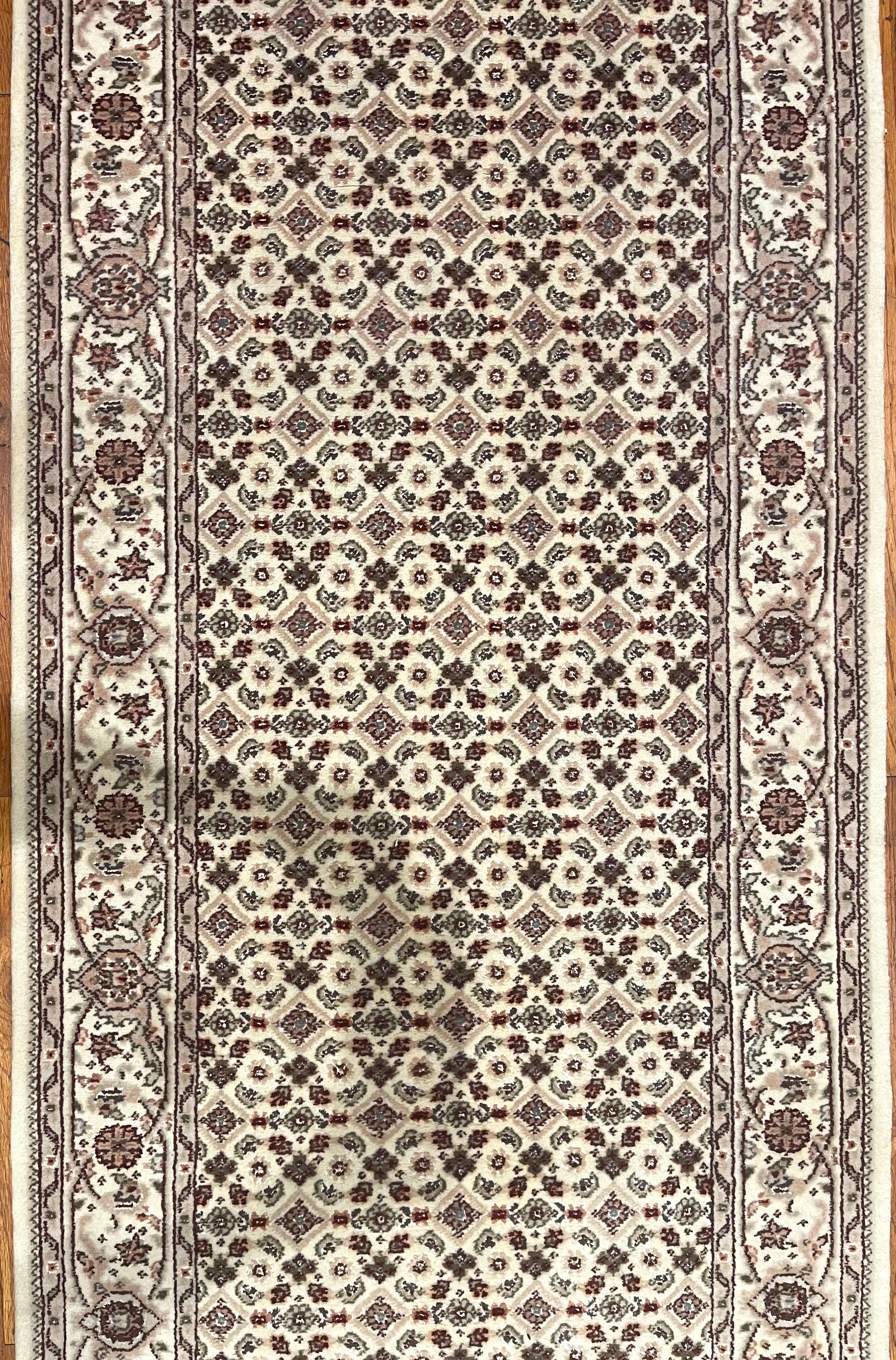 Noué à la main Tapis de course chinois crème en vente
