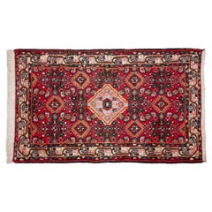 Hand-knotted Persian Hamadan rug 125 X 73