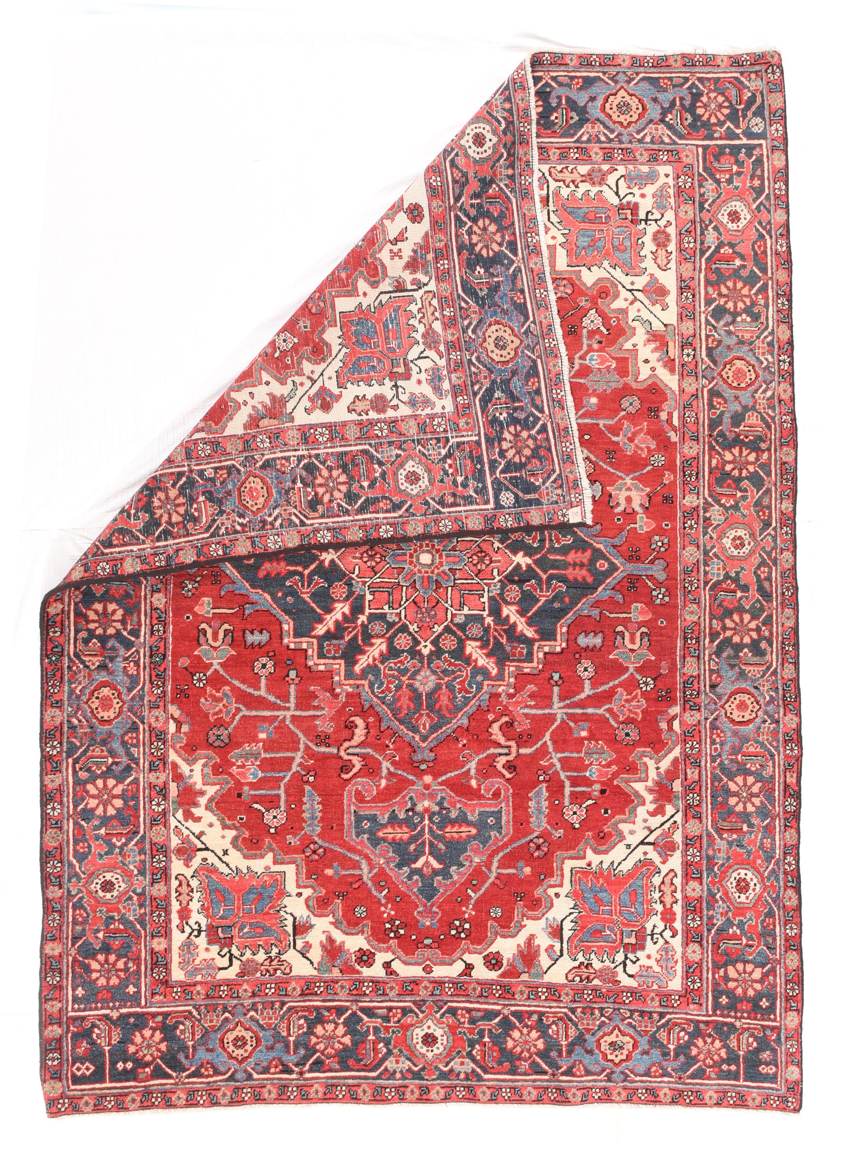 Asian Vintage Persian Heriz  For Sale