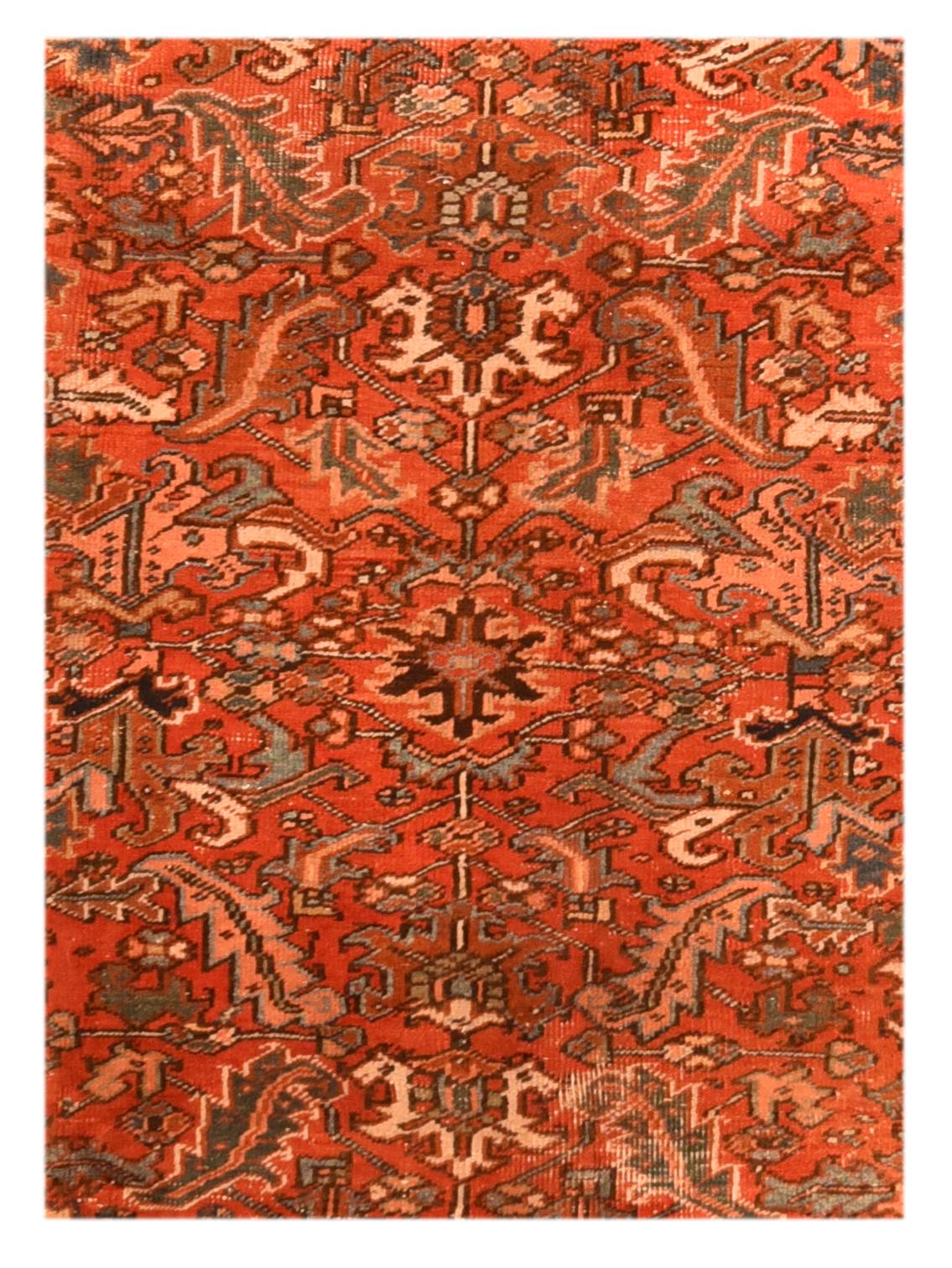 Asian Vintage Persian Heriz For Sale