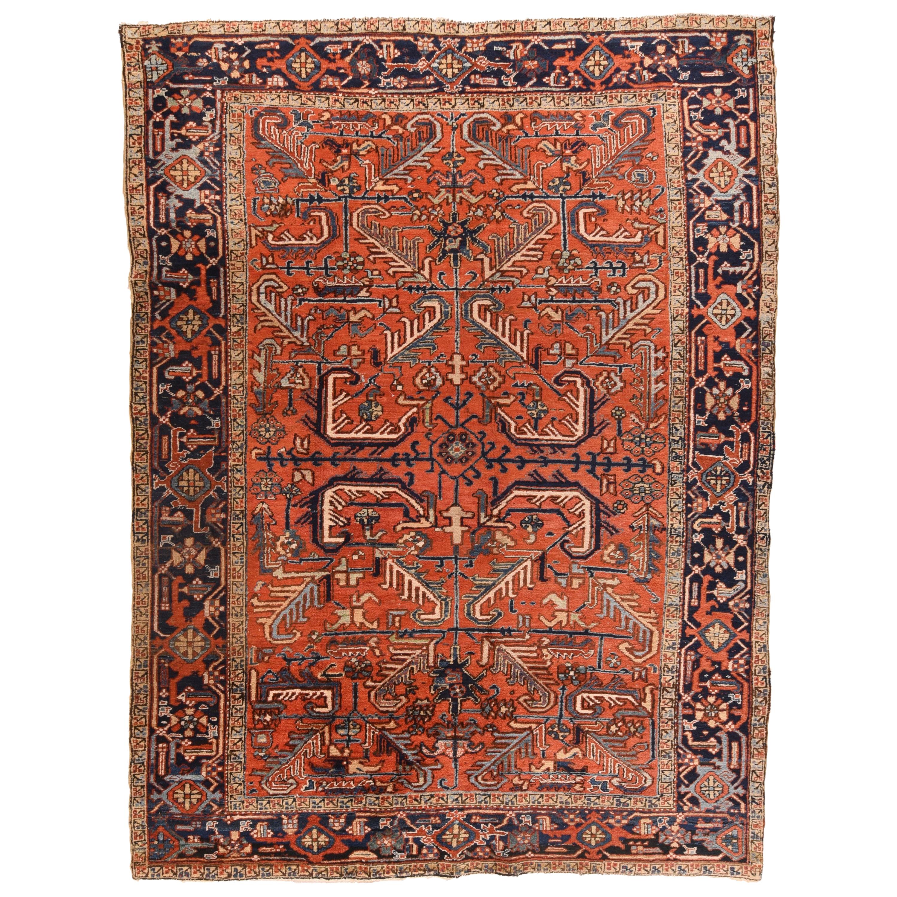 Vintage Persian Heriz For Sale