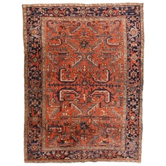 Vintage Heriz Rug 7'2'' x 9'7''