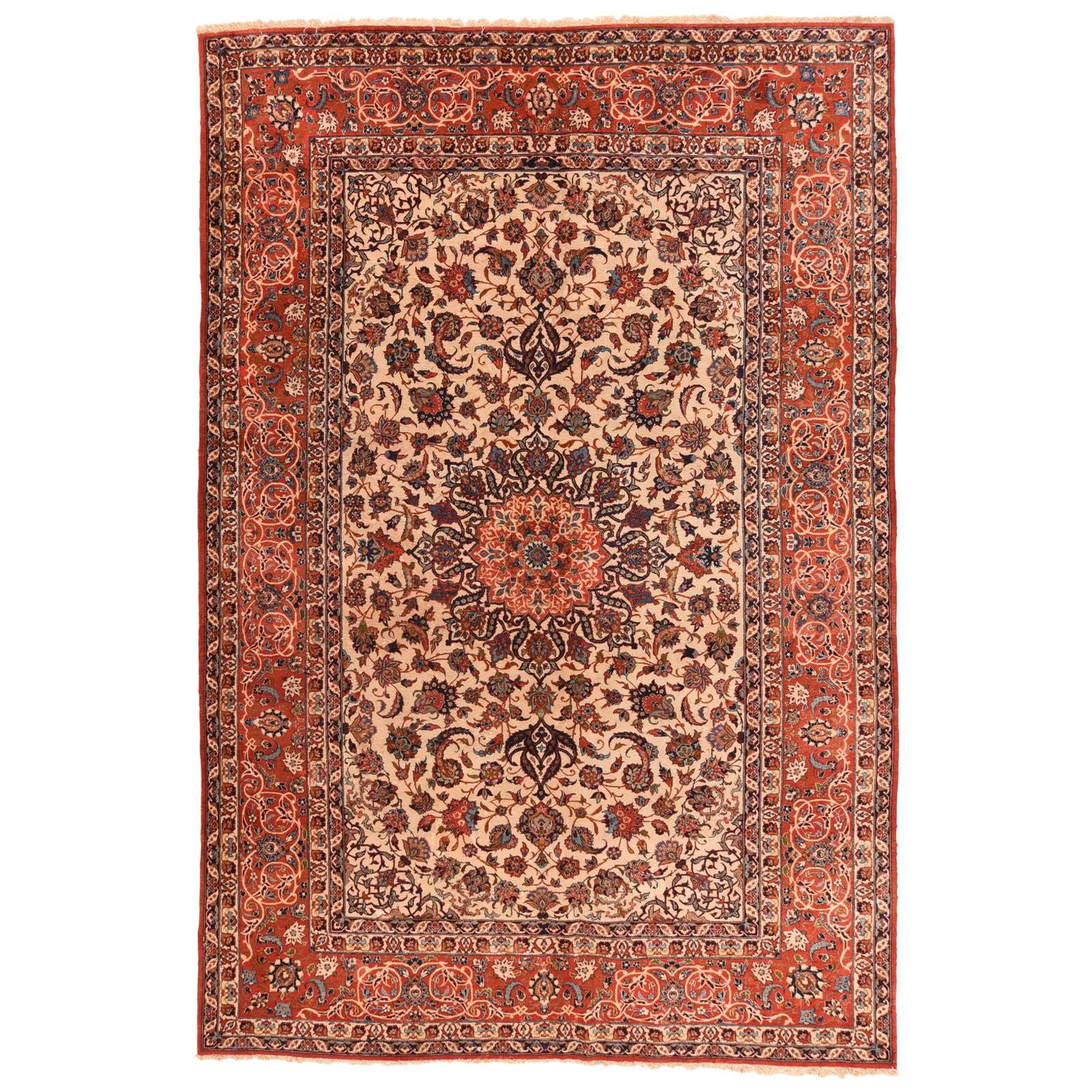 Vintage Persian Isfahan  For Sale