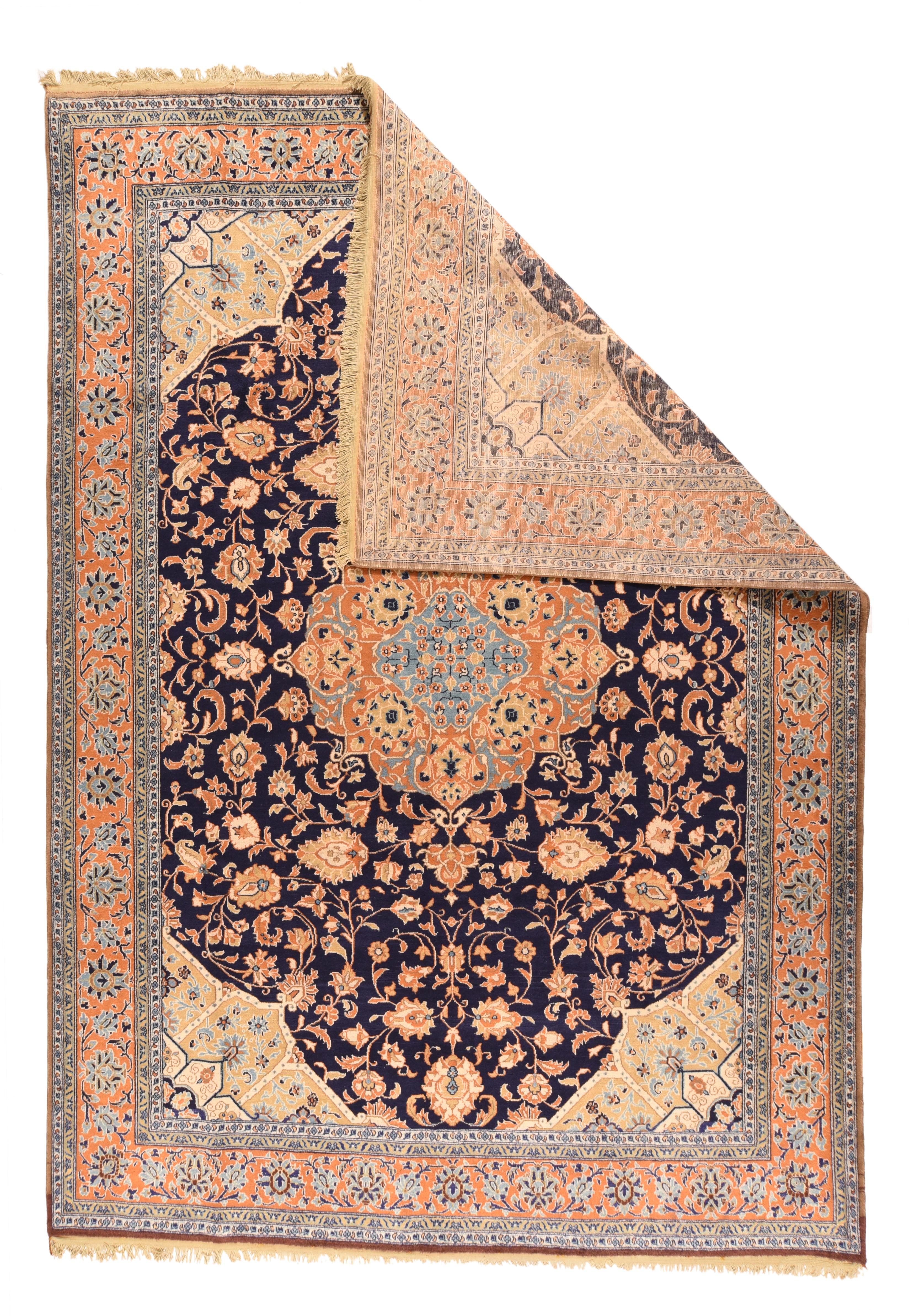 Vintage Persian Kashan Rug 8’2