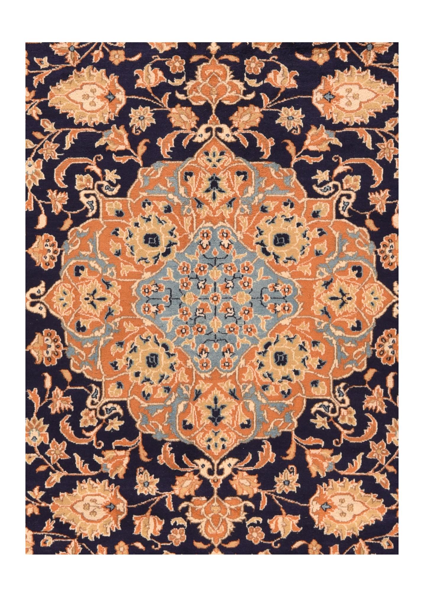 Vintage Persisch Kashan Teppich 8'2