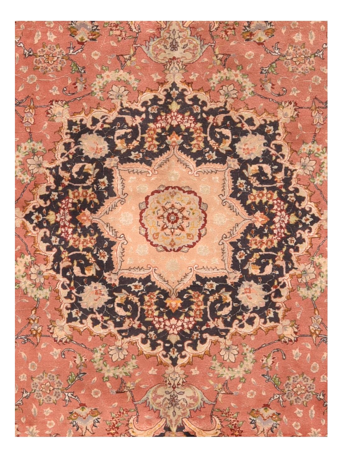 Hand-Knotted Fine Persian Tabriz