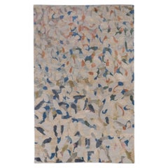 Hand-Knotted Petali Modern Wool & Bamboo Silk Rug – 3' x 5'