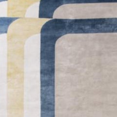 Tapis rectangulaire noué à la main par Hatsu