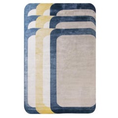 Hand Knotted Rectangle Rug by Hatsu