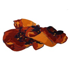 Hand-knotted Rug of the Botanica Collection by Leo Rydell Jost