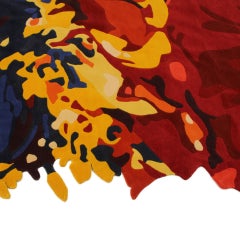 Hand-Knotted Rug of the Botanica Collection by Leo Rydell Jost