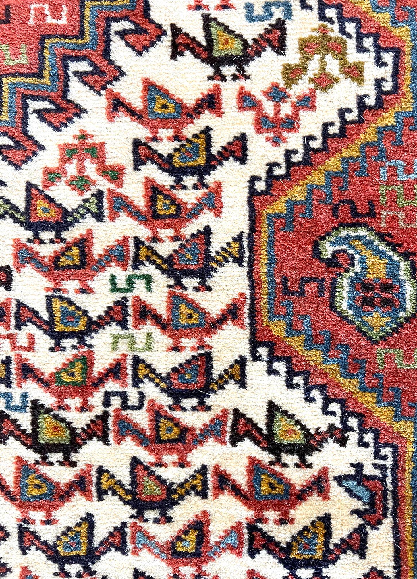 Persischer Quchan-Läufer-Teppich (Wolle) im Angebot