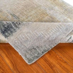 Handgeknüpfter Sansa Modern Bamboo Silk Teppich - 3' x 5'