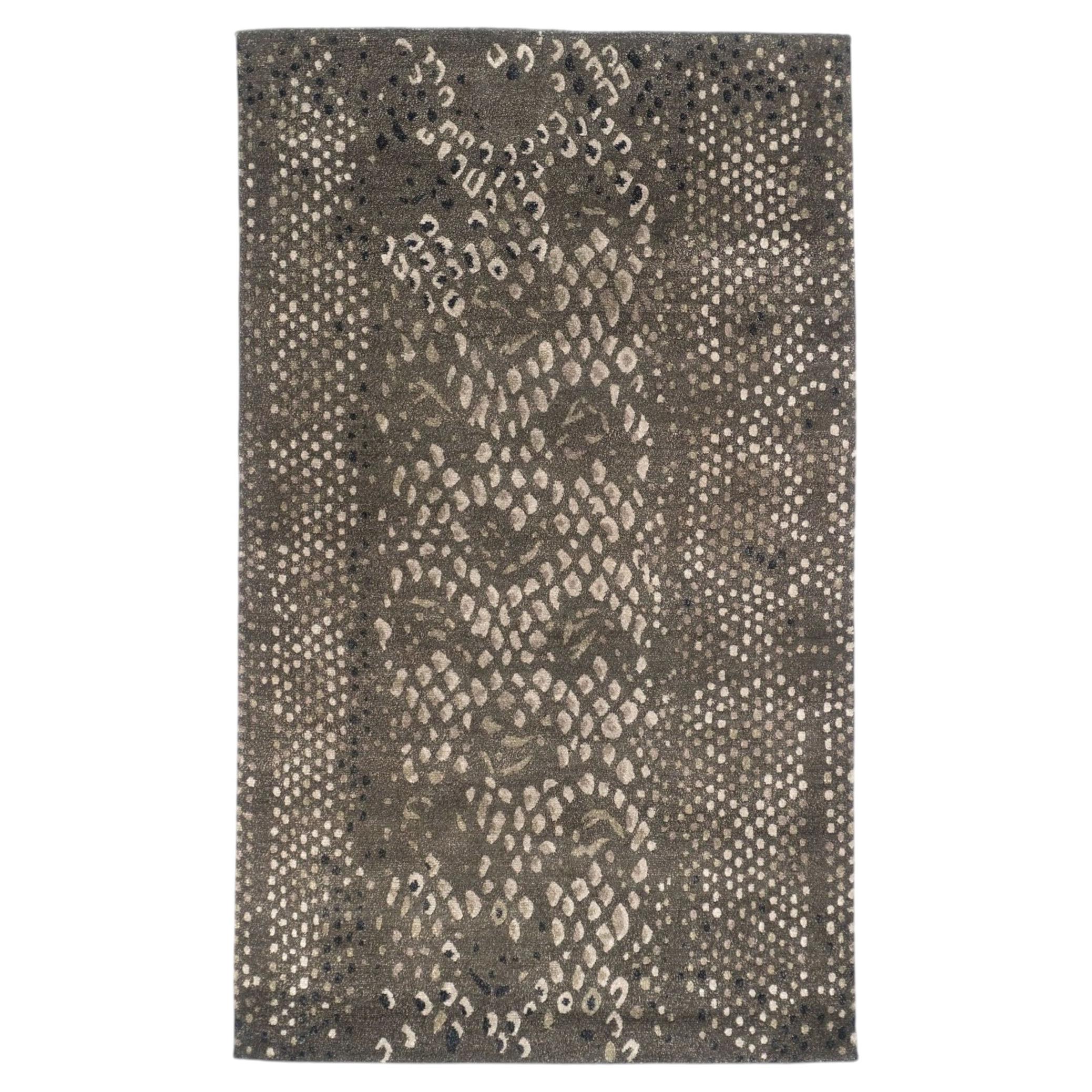 Hand-Knotted Serengeti Modern Wool Rug – 3' x 5'