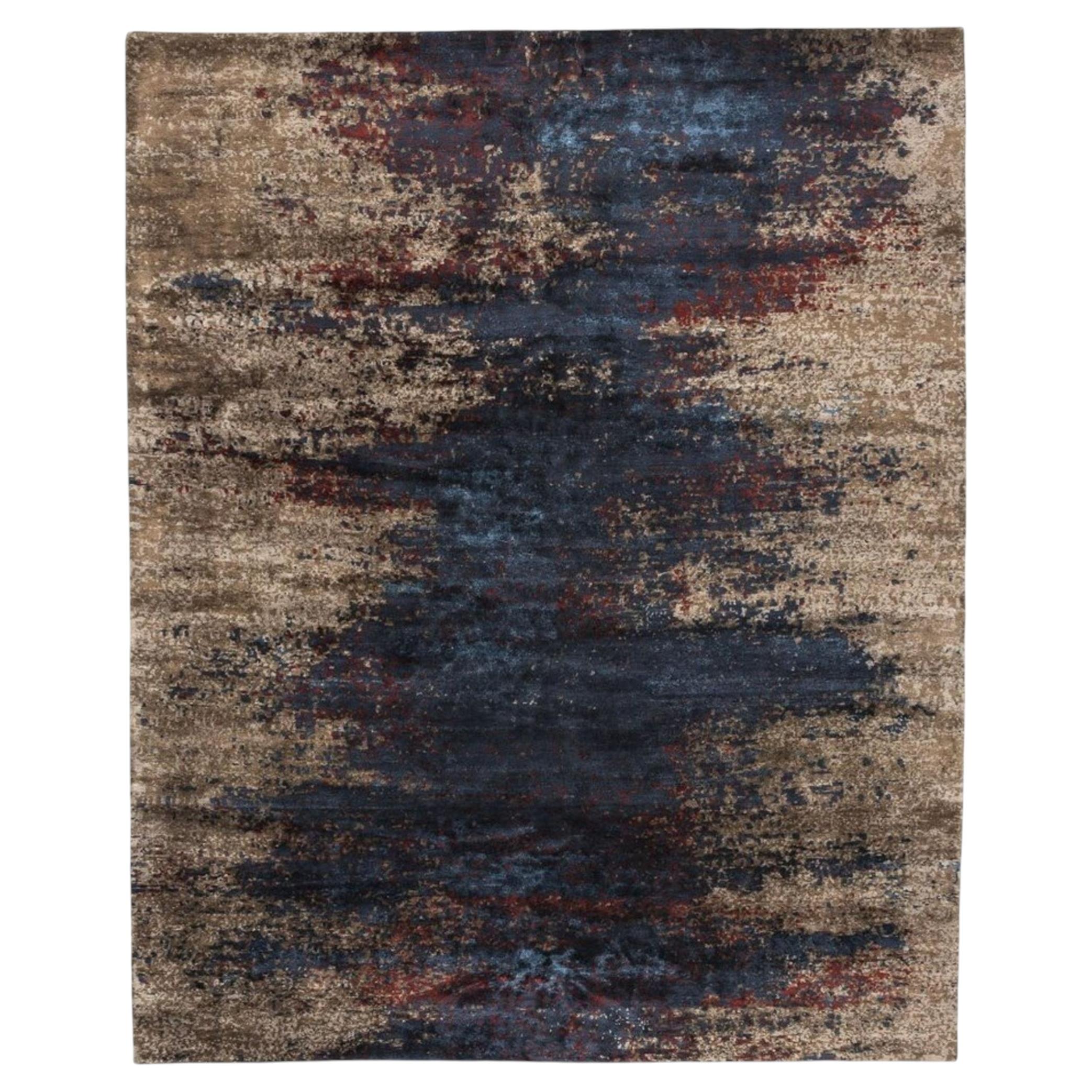 Hand-Knotted Sierra Modern Wool Rug – 3' x 5'
