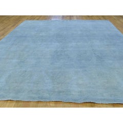 Hand Knotted Silver Wash Peshawar Oriental Rug