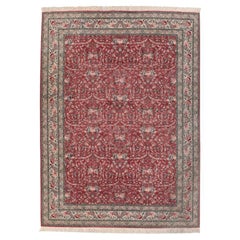 Hand-Knotted Sino-Persian Tabriz Room Sized Rug — 9' x 12'11