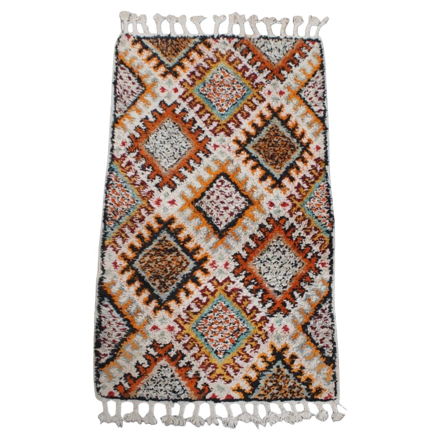 Hand-Knotted Subtle Vintage Rug – 162 x 81 cm