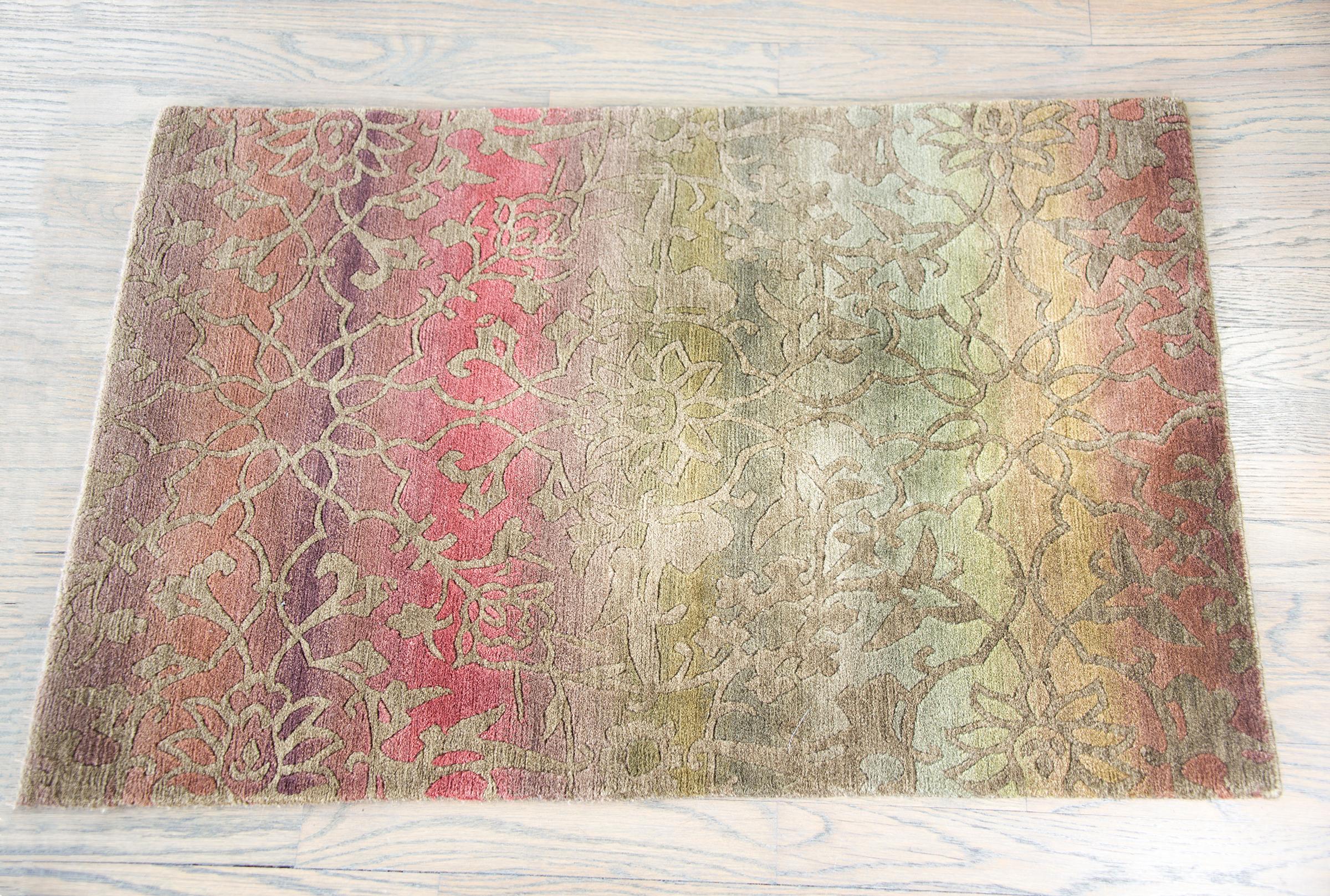 Hand-Knotted Tibetan Rug For Sale 8