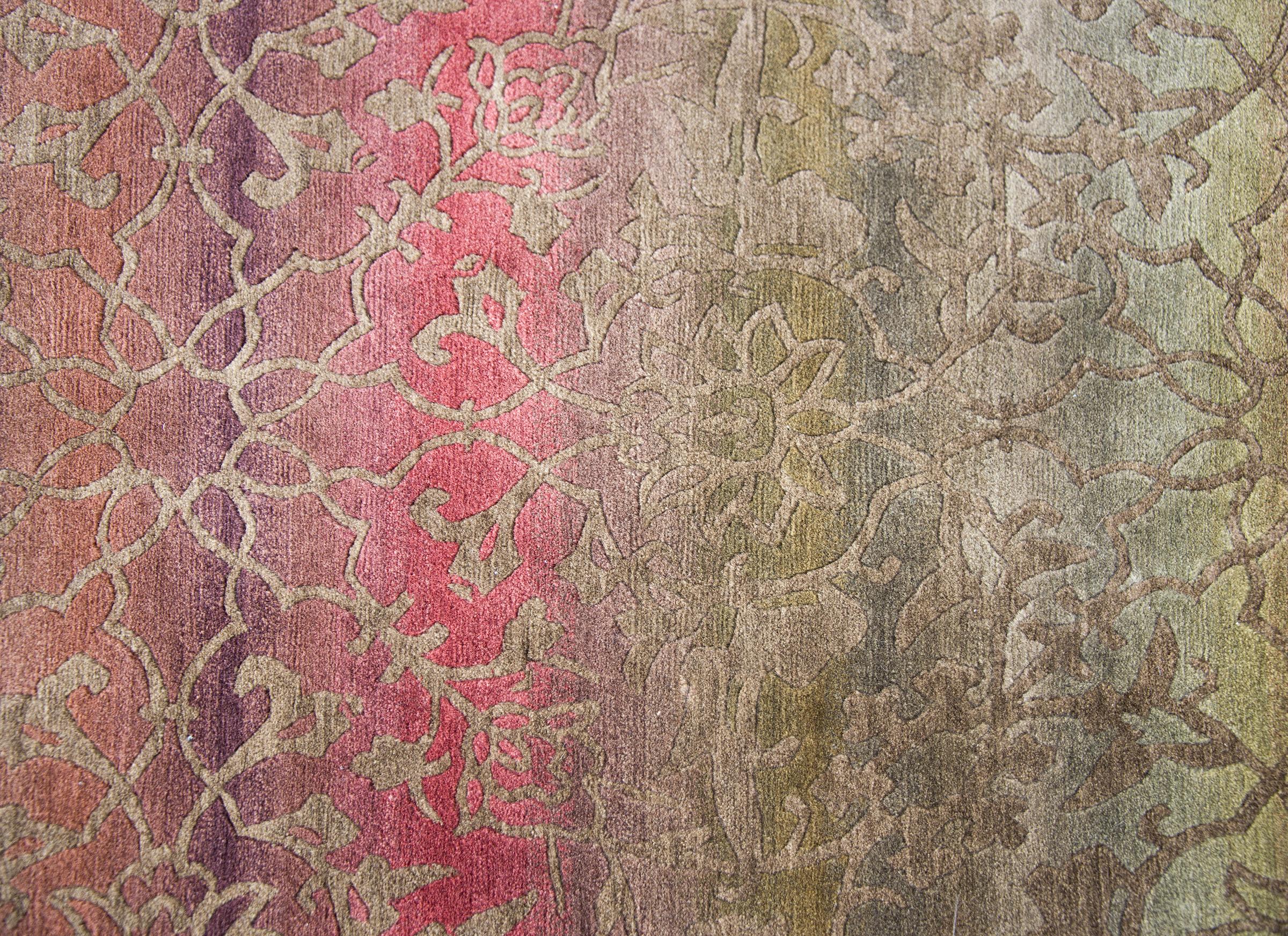 Hand-Knotted Tibetan Rug For Sale 1