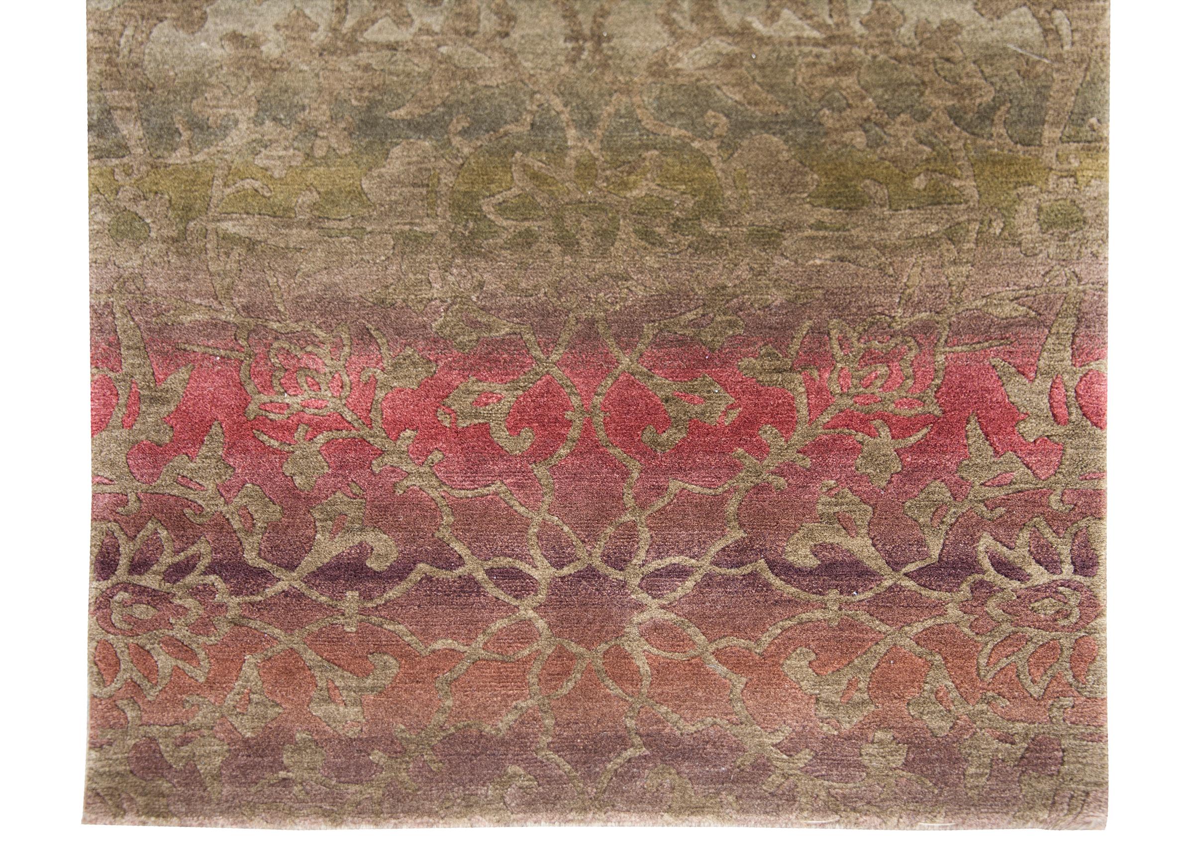 Hand-Knotted Tibetan Rug For Sale 2
