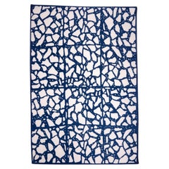 Hand Knotted Tibetan Terrazzo Modern Wool Rug, Handmade, Custom Pattern & Colors