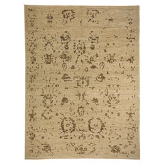 Hand Knotted Turkish Area Rug Sultanabad Design
